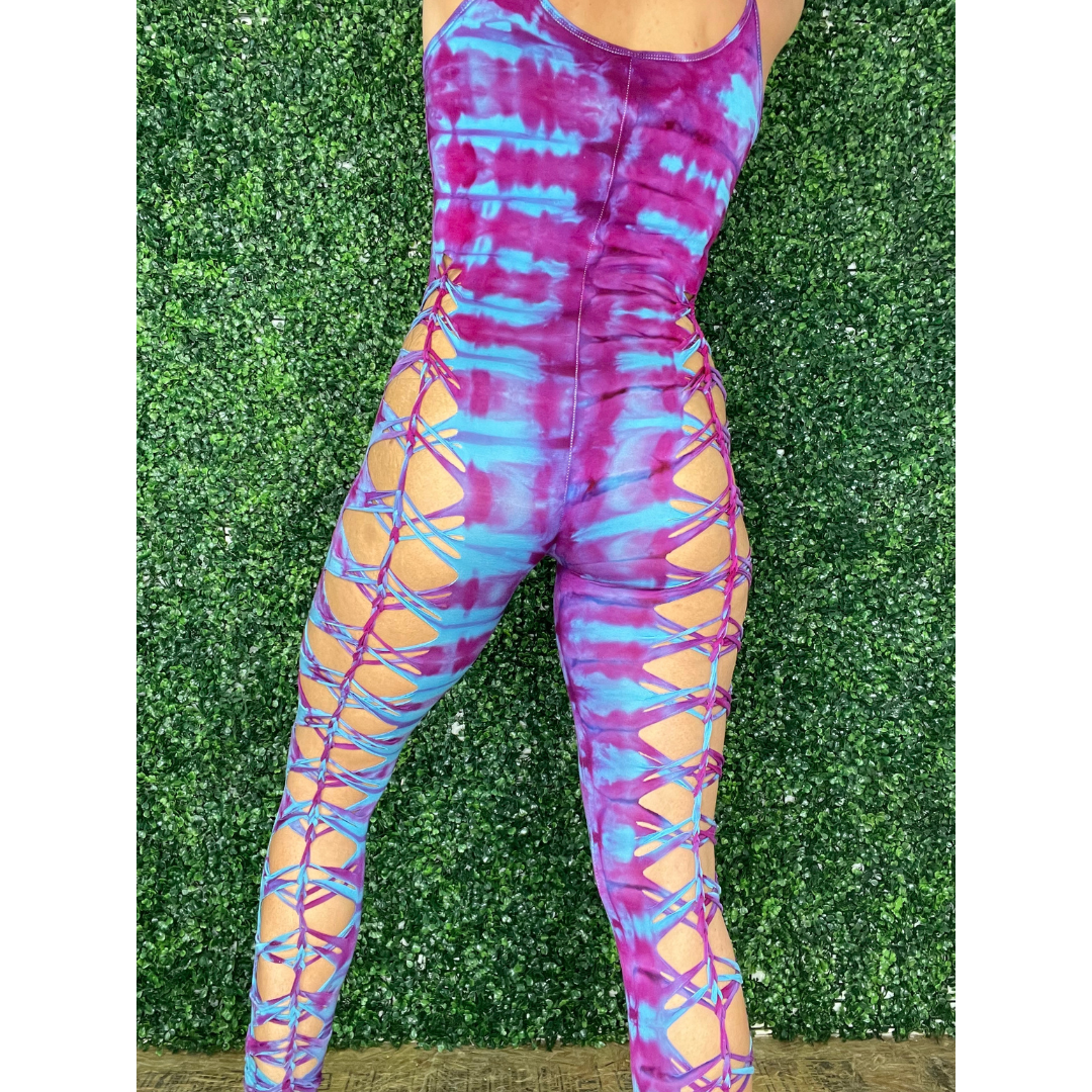 Violet Weaved Jumpsuit