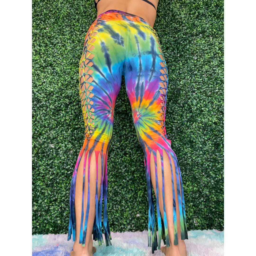 Rainbow Weaved Party Pants