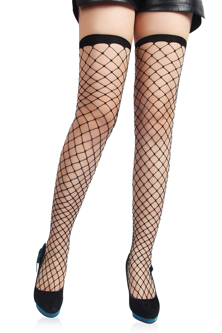 Seamless Fishnet Stockings