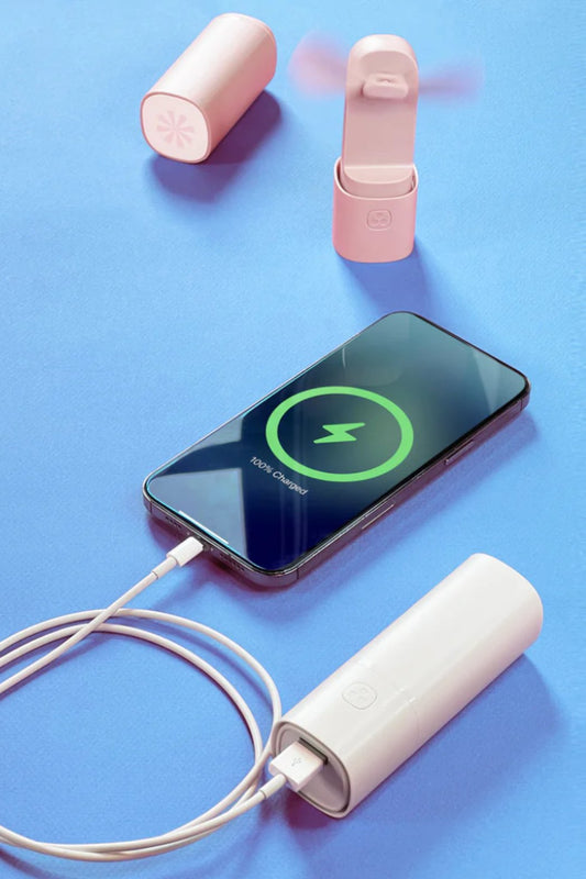 Easy Breezy Portable Fan + Power Bank