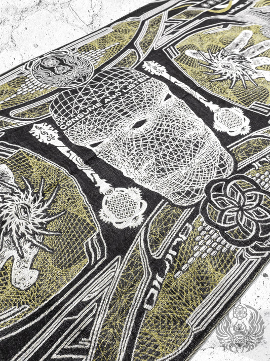 RESTOCKED ✦ GOLDEN TEACHERS V1 • GOLD • Festival Shawl/Scarf NEW