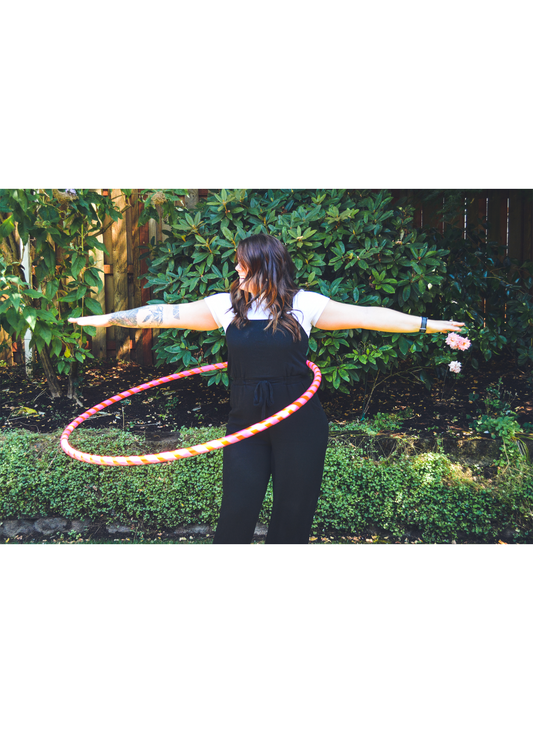 Beginner & Weighted Fitness Taped Beginner Hula Hoops | Mirror, Holographic, & Prism Deco Tapes + Gaffer Grip Tape