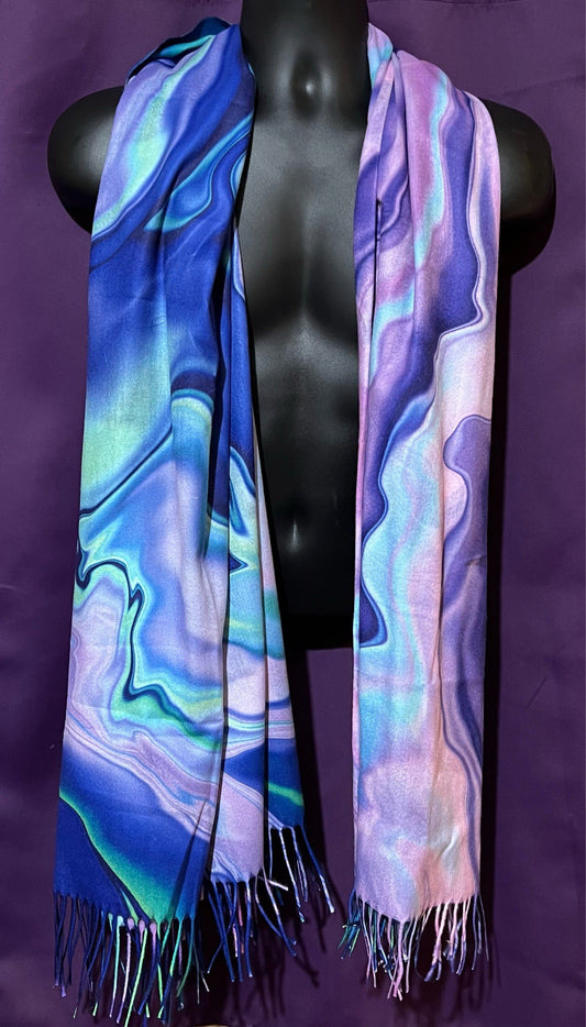 Purple Drip - Pashmina