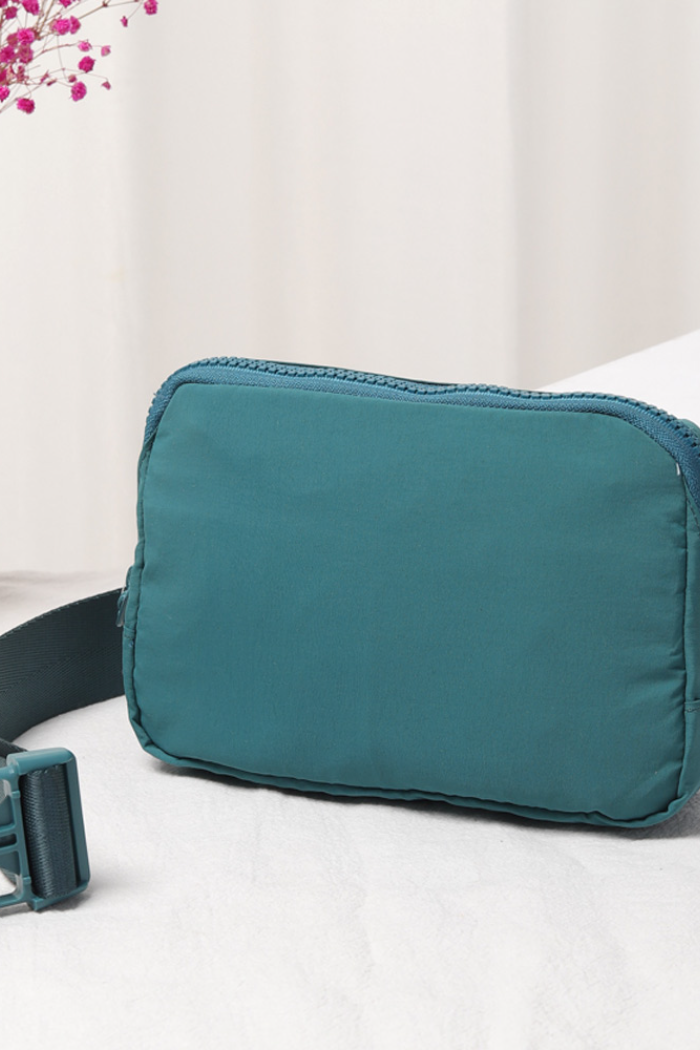 Solid Nylon Sling Bag / Fanny Pack / Belt Bag