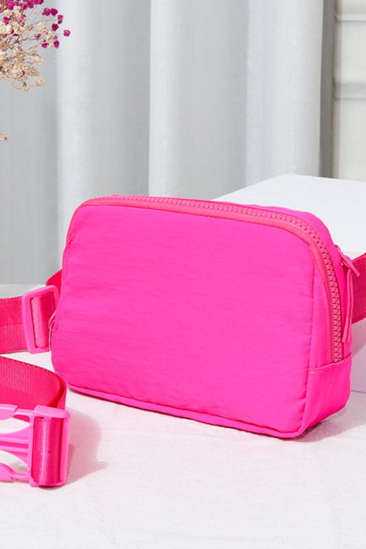 Solid Nylon Sling Bag / Fanny Pack / Belt Bag
