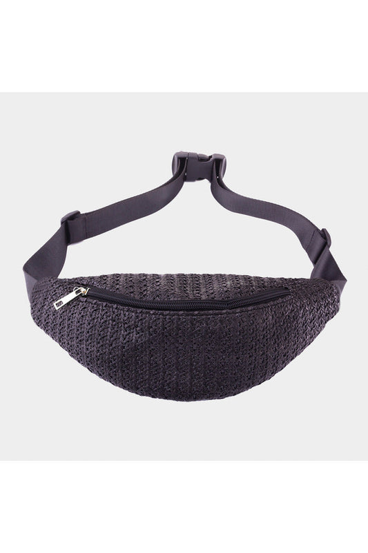 Straw Sling Bag / Fanny Pack / Belt Bag