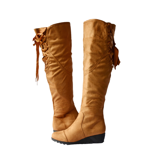 Sasha Sport - Thigh High Wedge Carnival/Festival Boots