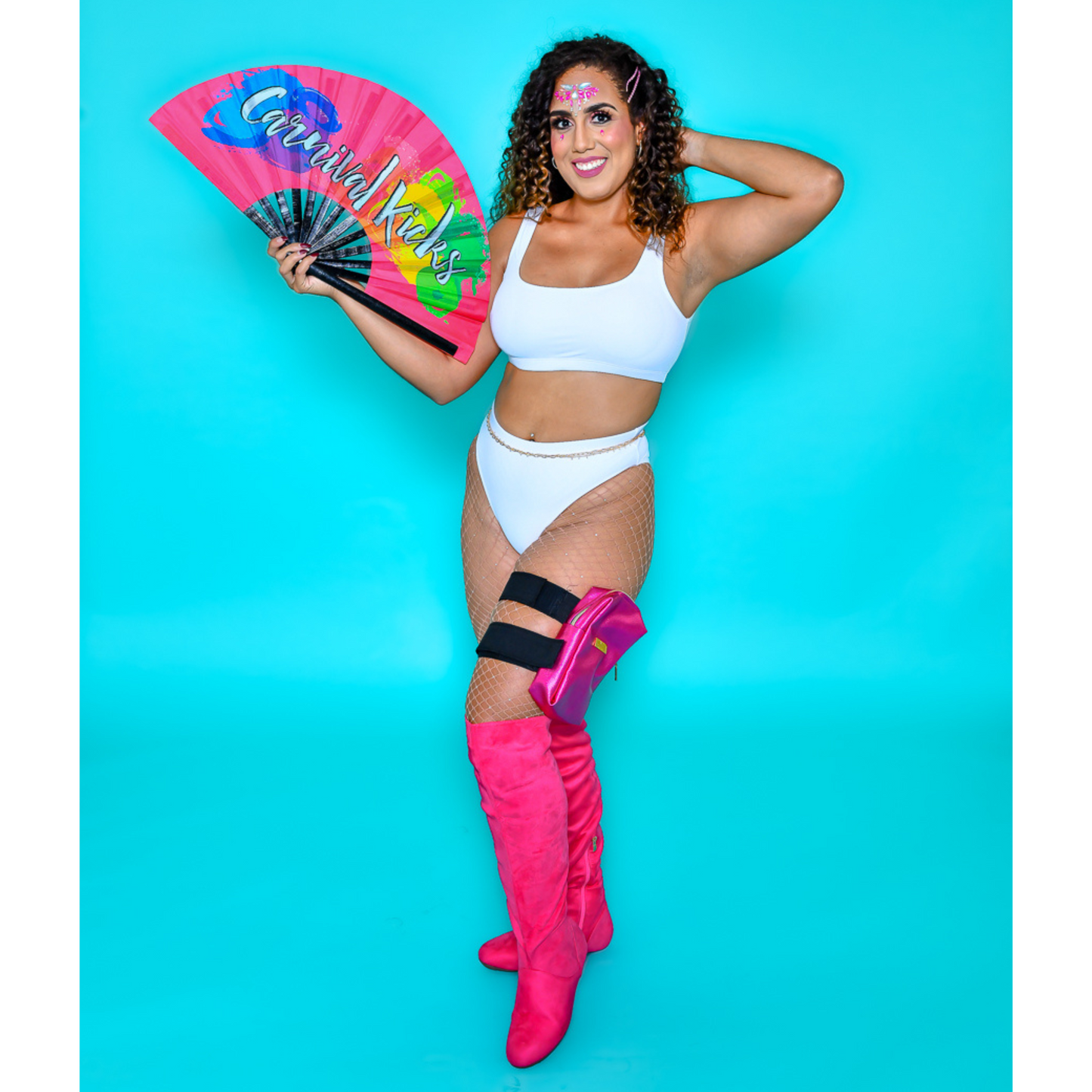 Christy - Thigh High Carnival/Festival Boots