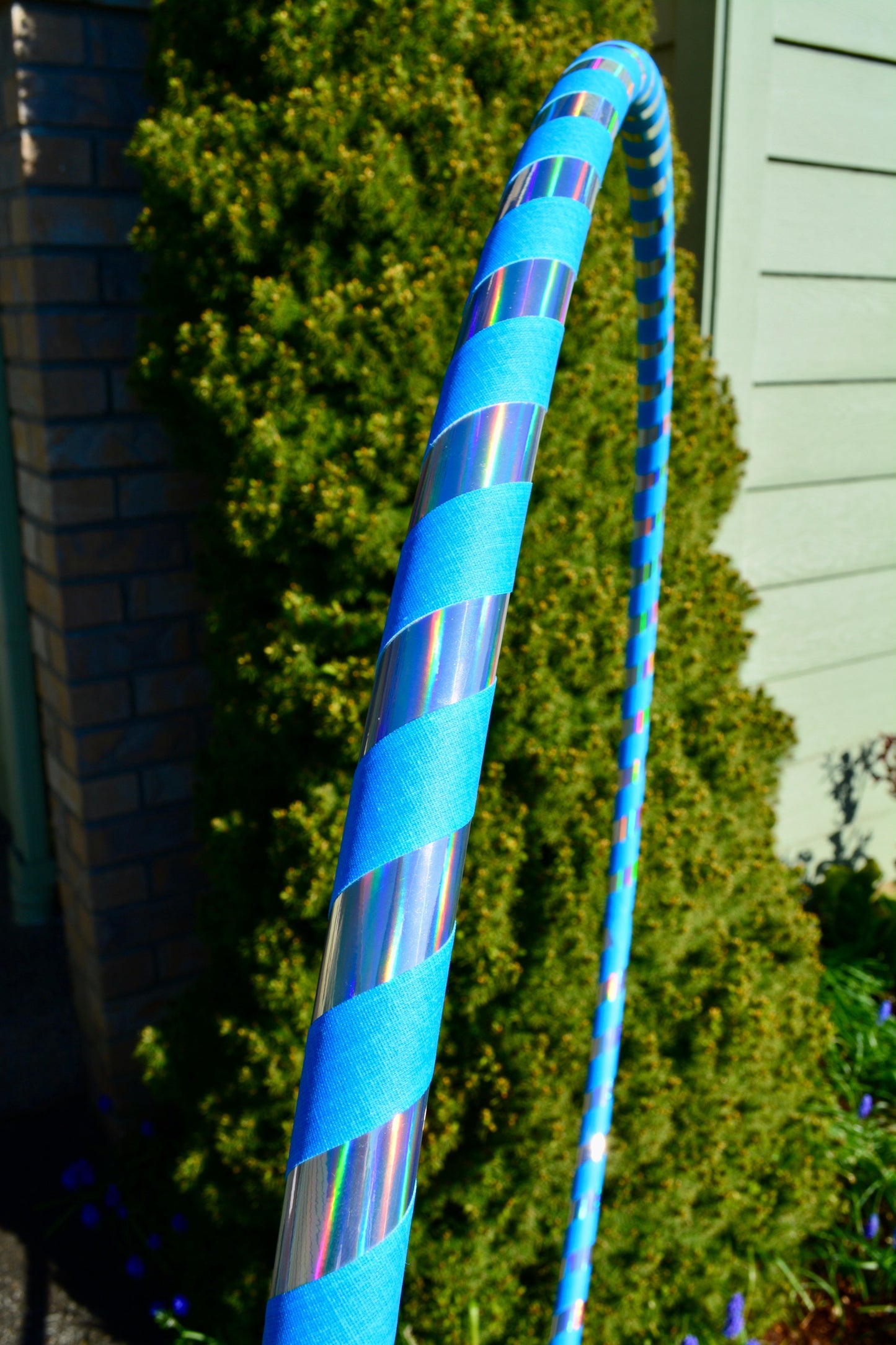 Beginner & Weighted Fitness Taped Beginner Hula Hoops | Mirror, Holographic, & Prism Deco Tapes + Gaffer Grip Tape