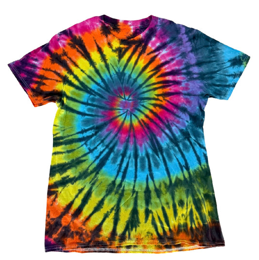 Black Rainbow Spiral Tiedye