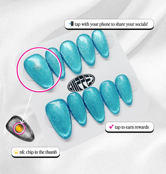 Mermaid's Purse 🧜‍♀️ NFC Nails That Share Your Socials