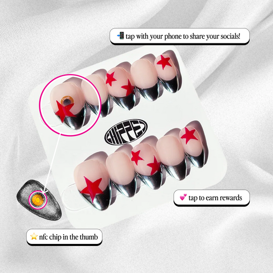 Accelerate 🇺🇸 NFC Nails That Share Your Socials