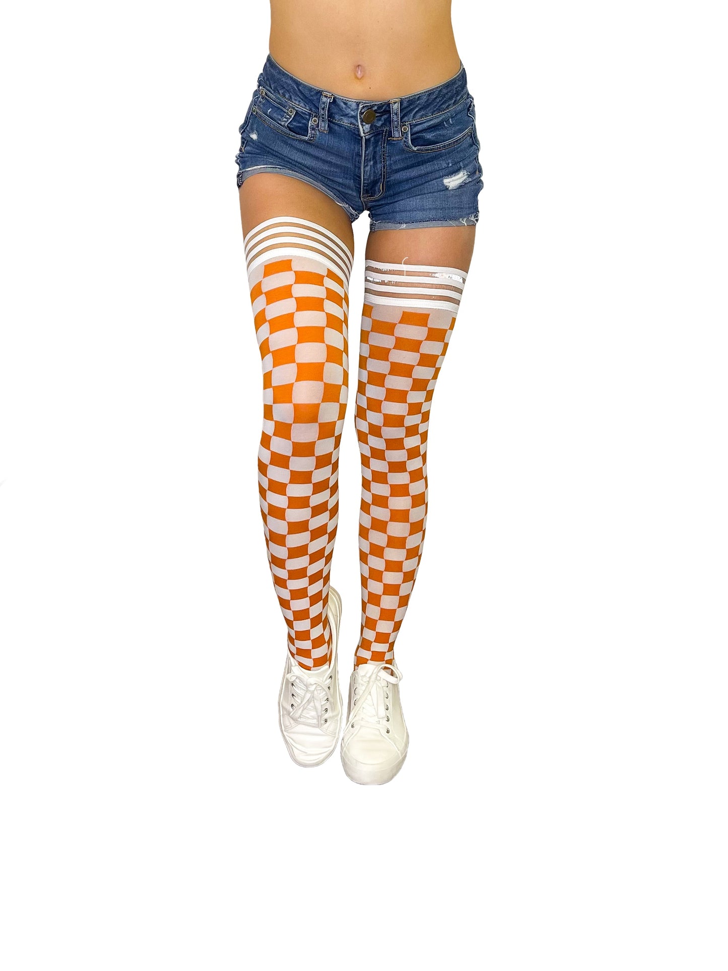 Coming SOON! Game Day! - Burnt Orange & White Thigh-Highs