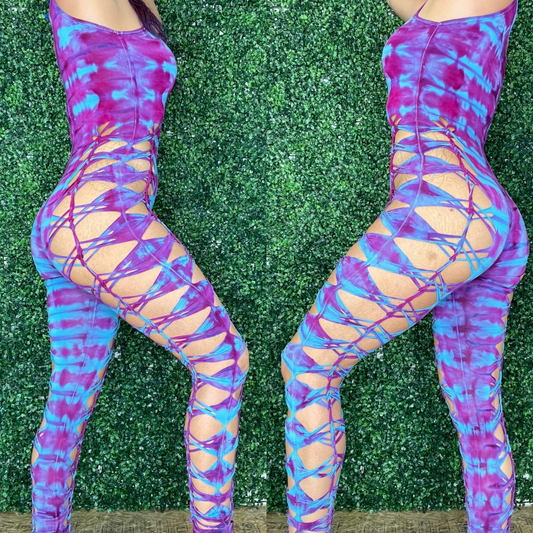 Violet Weaved Jumpsuit