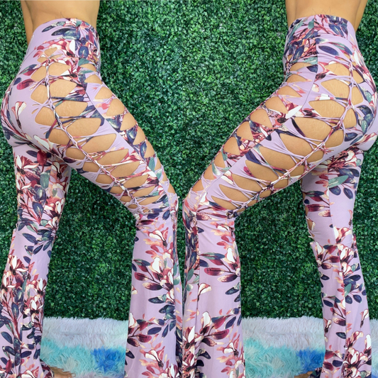 Floral Weaved Flares