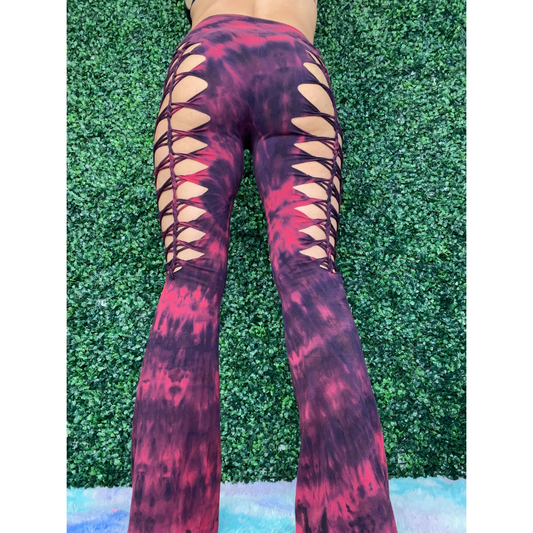 Red & Black Weaved Yogas