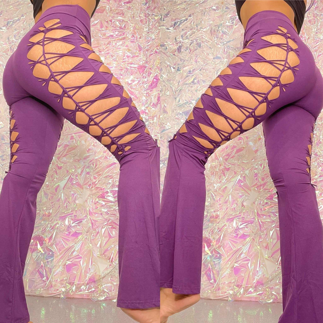 Purple Weaved Flares