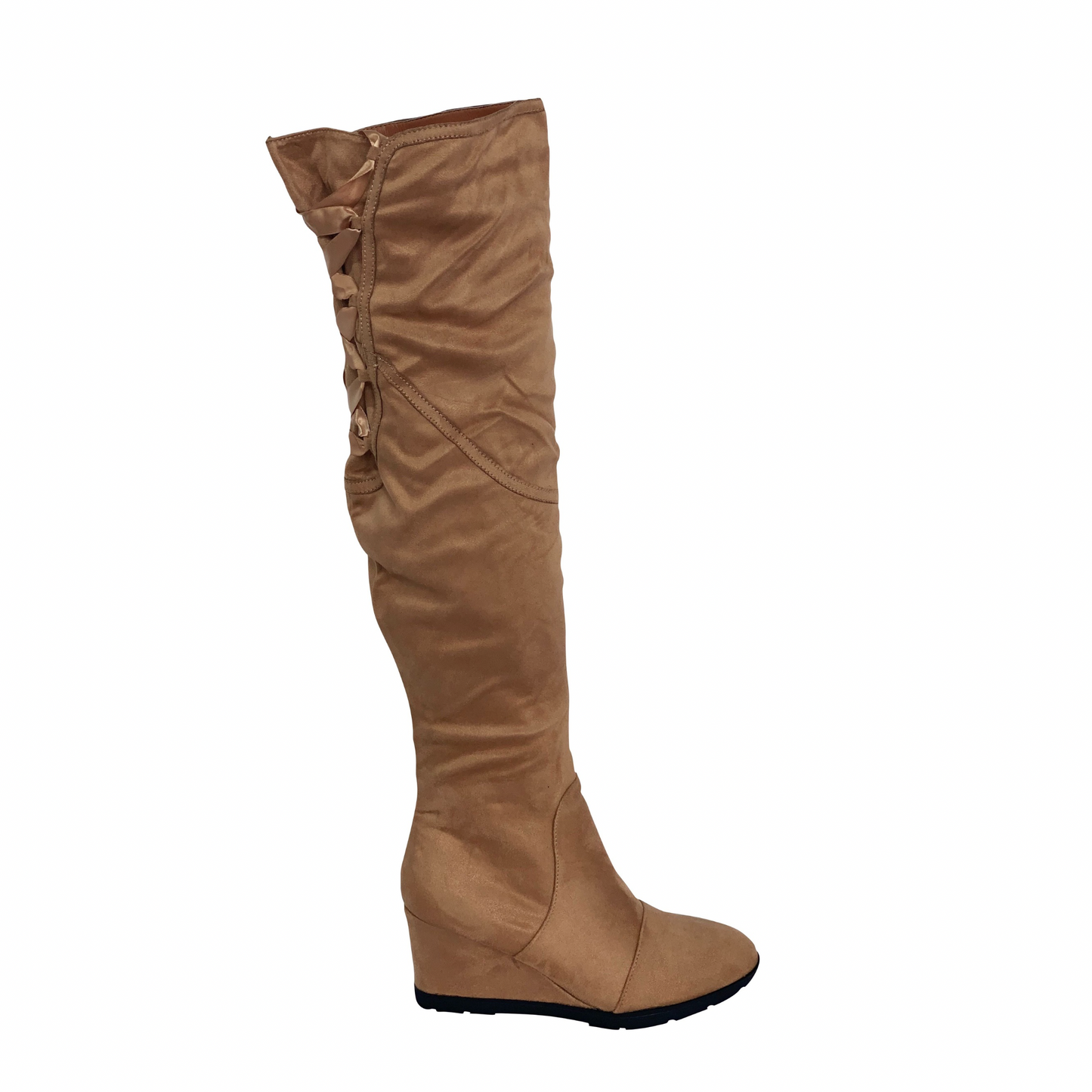 Sasha Fierce - Thigh High Wedge Carnival/Festival Boots