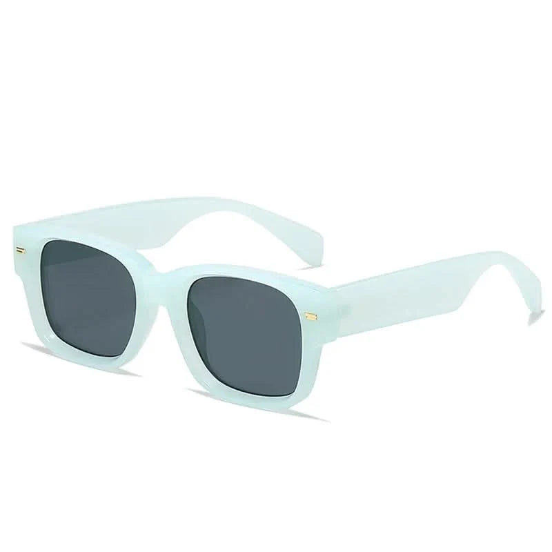 Vintage Square Rivet Sunglasses - Fashion Gradient Shades UV400