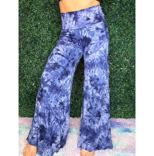 Navy Tiedye Palazzo