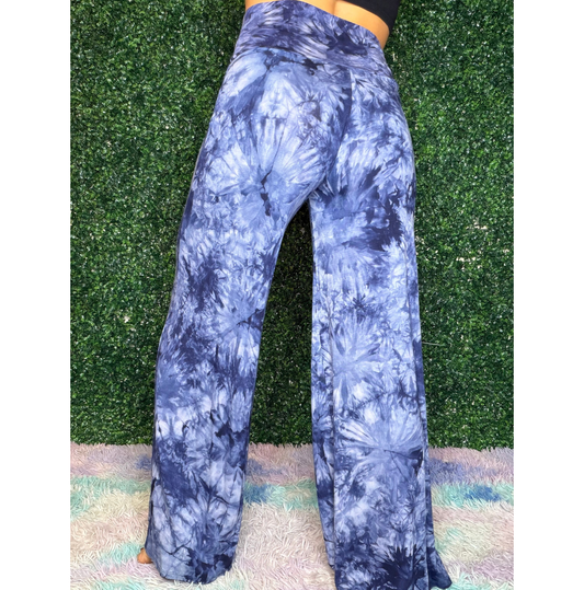 Navy Tiedye Palazzo