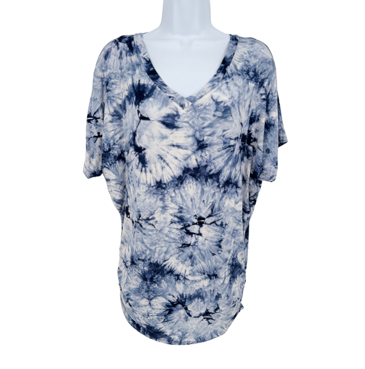 Navy & White Tiedye Shirt