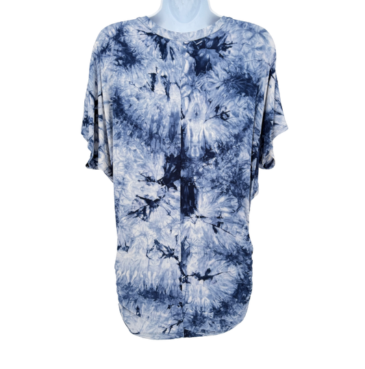 Navy & White Tiedye Shirt