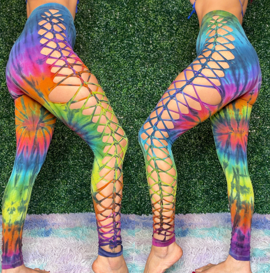 Rainbow Weaved Leggings