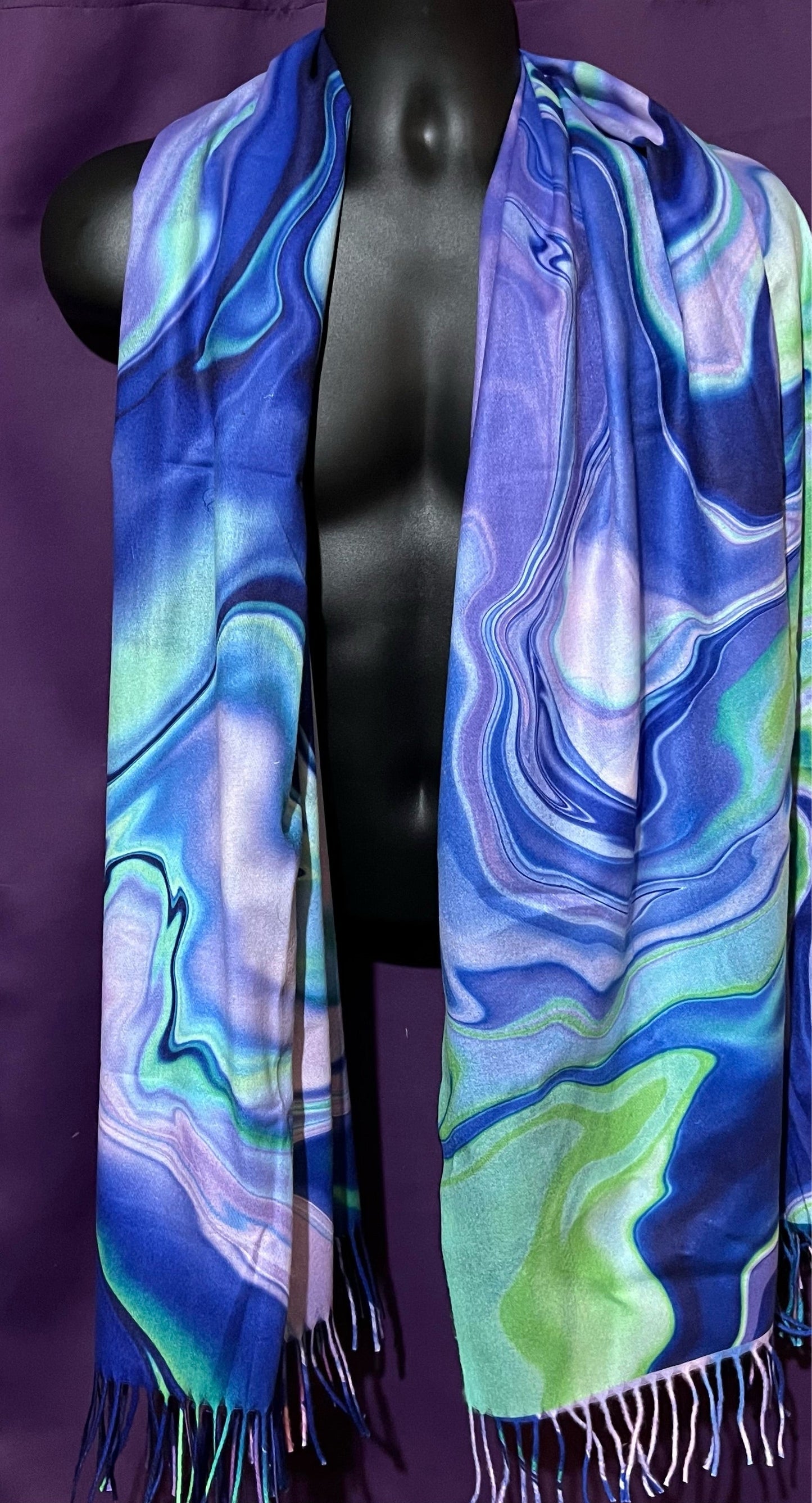 Purple Drip - Pashmina