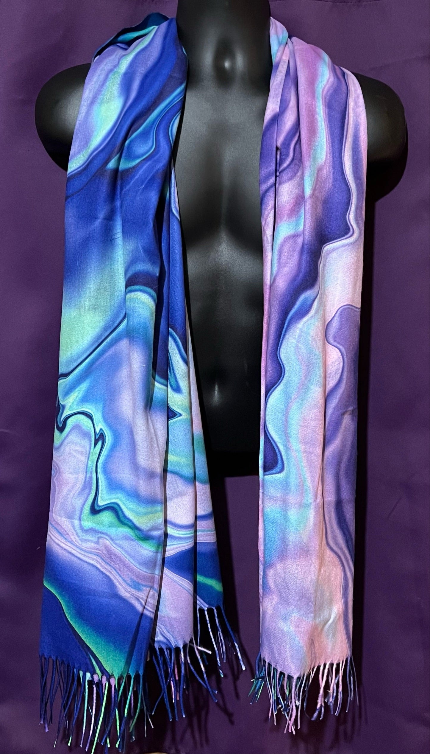 Purple Drip - Pashmina