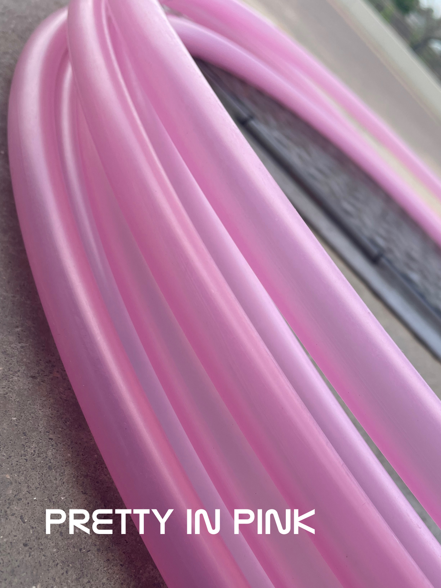 Pretty in Pink (5/8) Polypro Hula Hoop