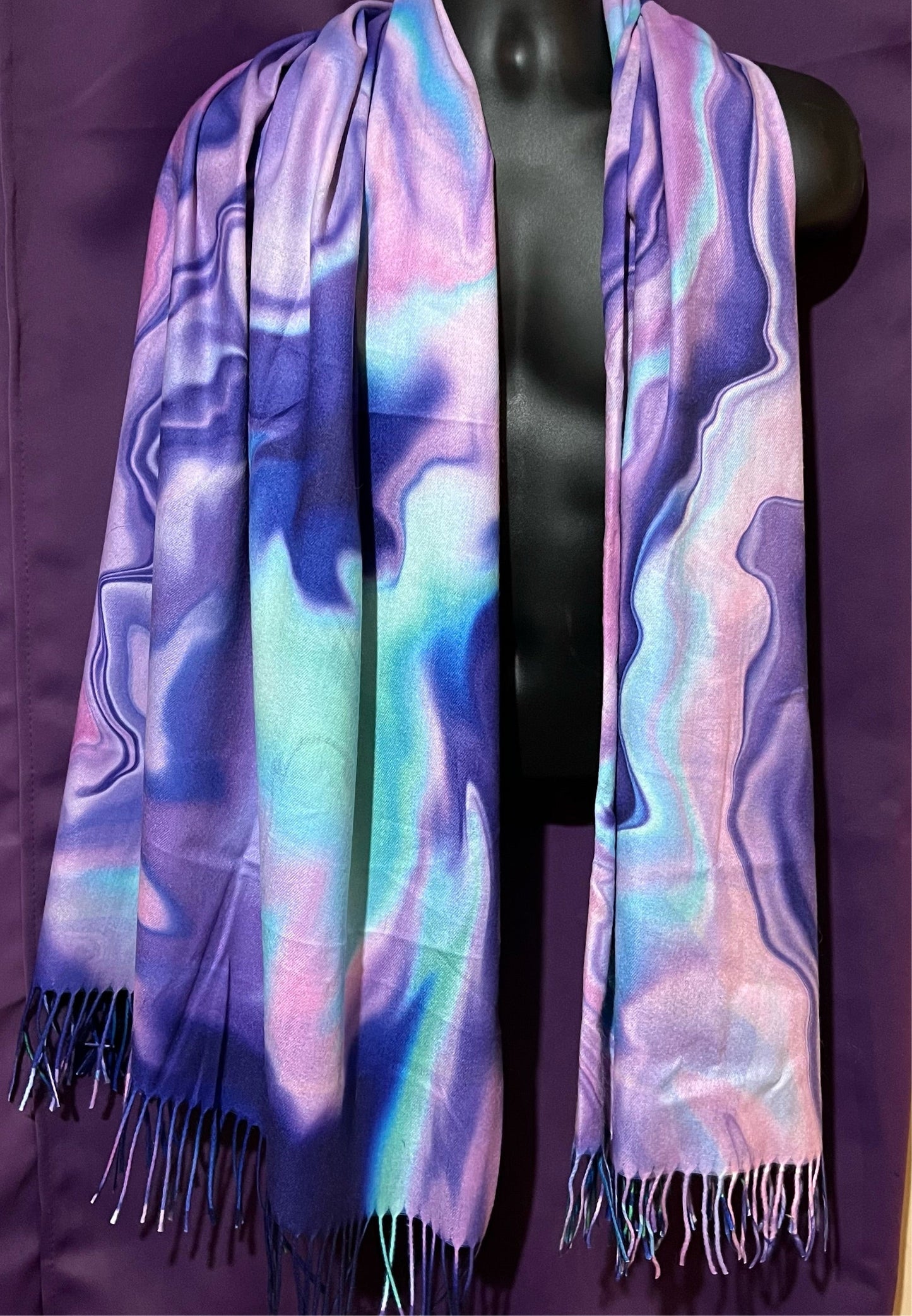 Purple Drip - Pashmina