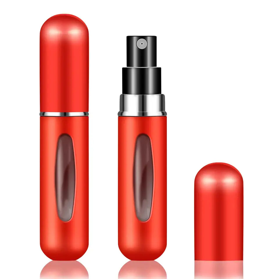 2 Pack: Refillable Travel Perfume Bottles