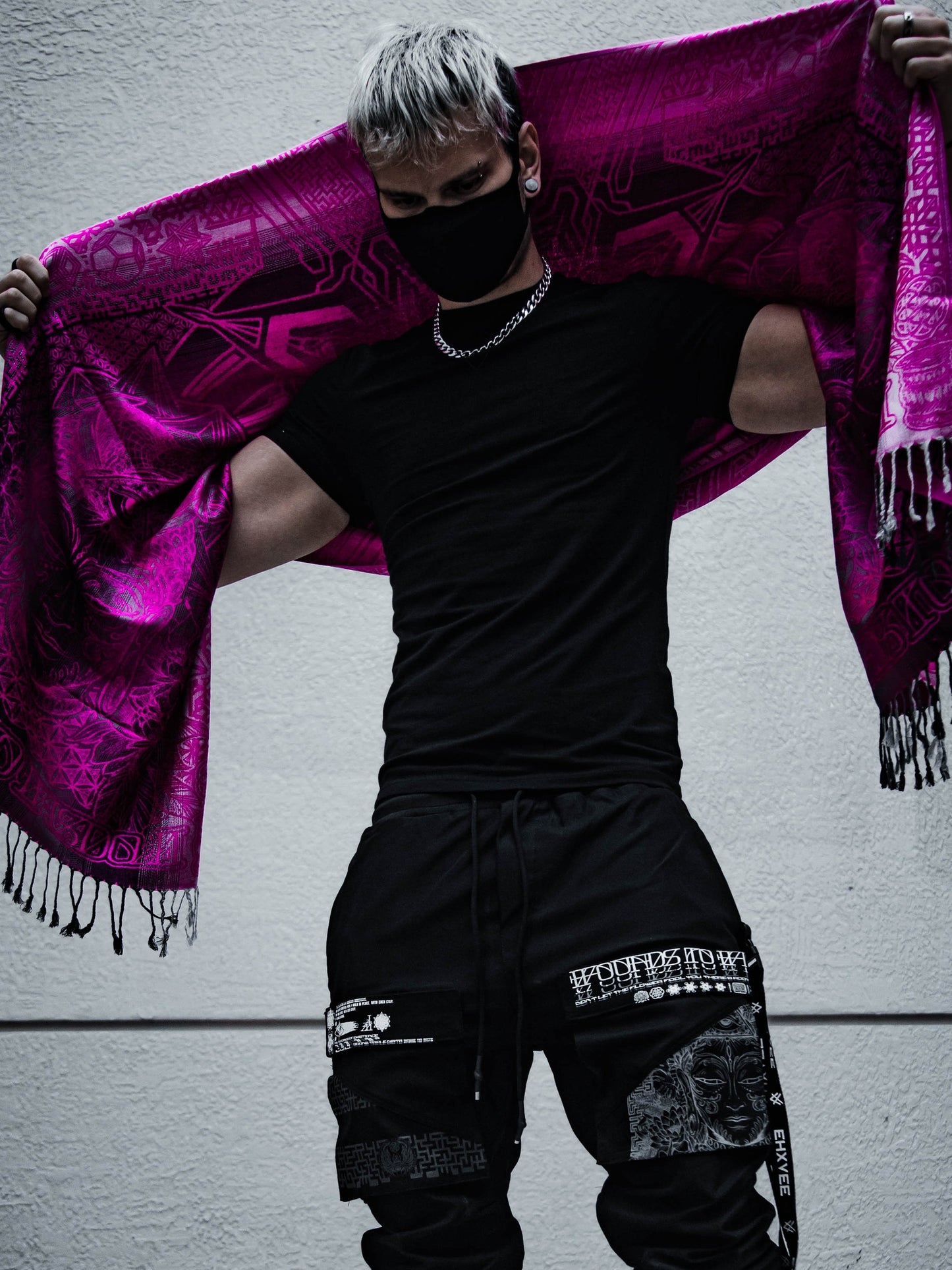 WOUNDS TO WISDOM • Yantrart x Rage Nation • Pink Gradient Shawl